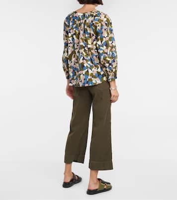 Blouse imprimée en coton | Velvet