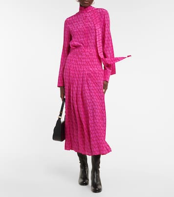 Falda midi Toile Iconographe de seda | Valentino