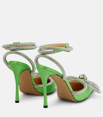 Verzierte Pumps aus Seide | Mach & Mach