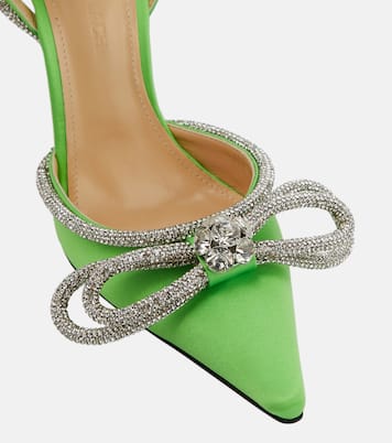 Verzierte Pumps aus Seide | Mach & Mach