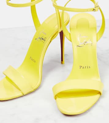 Sandales Loubigirl 100 en cuir verni | Christian Louboutin