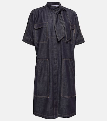 Kleid aus Denim | Brunello Cucinelli