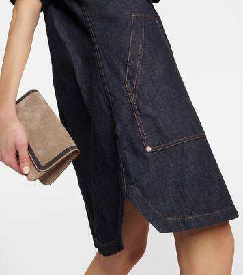 Kleid aus Denim | Brunello Cucinelli
