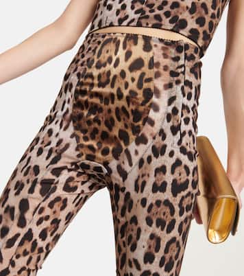 x Kim printed high-rise skinny pants | Dolce&Gabbana