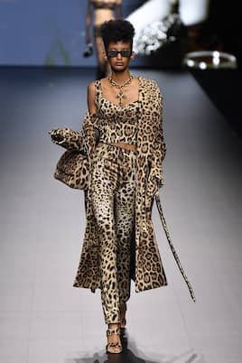 x Kim printed high-rise skinny pants | Dolce&Gabbana