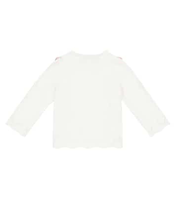 Baby - Cardigan in cotone con ricami | Tartine et Chocolat