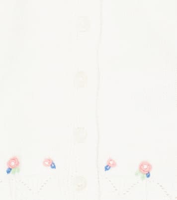 Baby - Cardigan in cotone con ricami | Tartine et Chocolat
