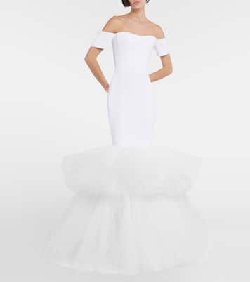 Bridal Olivia off-shoulder gown | Rasario