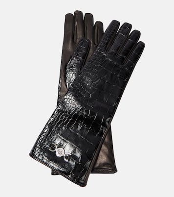 Handschuhe aus Leder | Versace