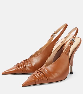 Pumps slingback in pelle | Blumarine
