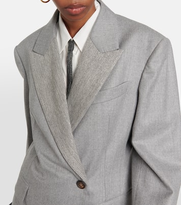 Embellished wool blazer | Brunello Cucinelli