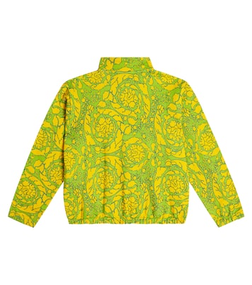Barocco cotton jersey sweatshirt | Versace Kids