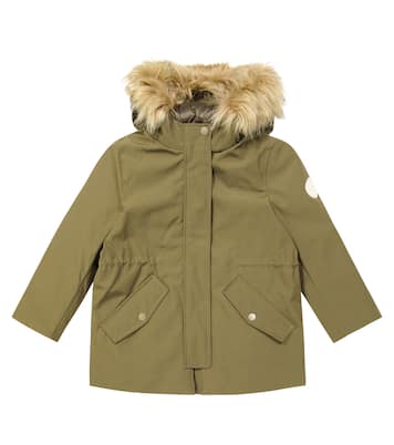 Divia faux fur-trimmed parka | Bonpoint