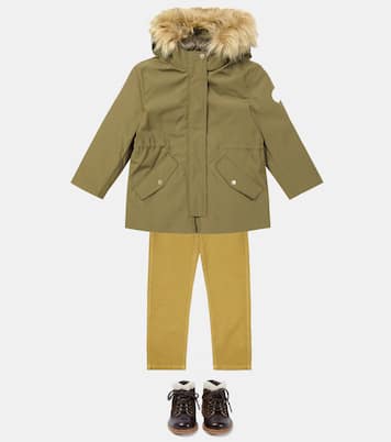 Divia faux fur-trimmed parka | Bonpoint