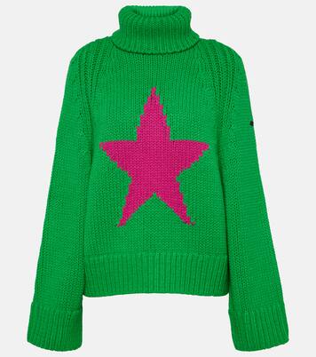 Beauty intarsia wool-blend turtleneck sweater  | Goldbergh