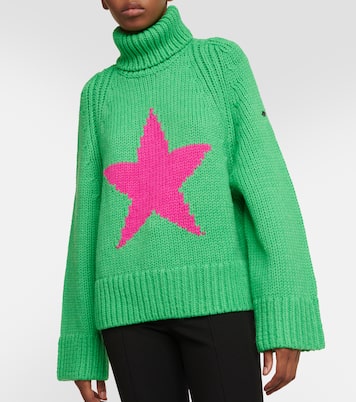 Beauty intarsia wool-blend turtleneck sweater  | Goldbergh