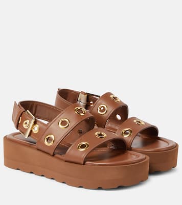 Sandali in pelle con zeppa | Gianvito Rossi