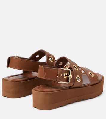 Sandali in pelle con zeppa | Gianvito Rossi