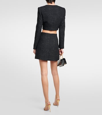 Bouclé miniskirt | Self-Portrait