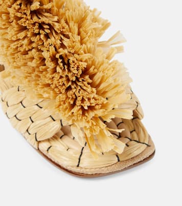 Raffia espadrille slides | Dries Van Noten