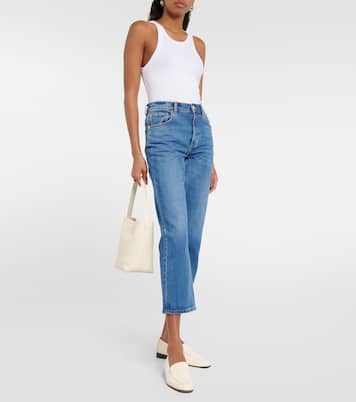 Jeans flared cropped | Tory Burch