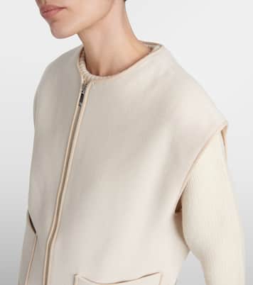 Veste sans manches en laine mélangée | Toteme
