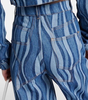 High-Rise Wide-Leg Jeans Sunray | Area