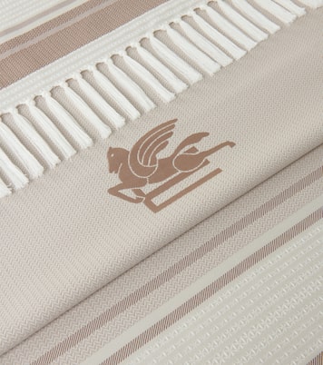 Manta Pegaso de algodón con flecos | Etro