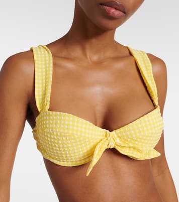 Top de bikini Cape Town a cuadros | Heidi Klein