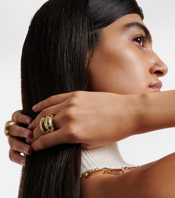 Bague Apollonia en or 14 ct et diamants | Lauren Rubinski