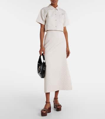 Jupe midi GG | Gucci