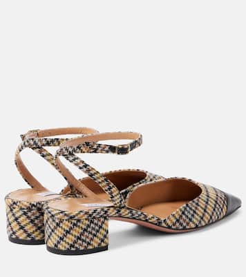 Pumps French Flirt 35 in tartan | Aquazzura