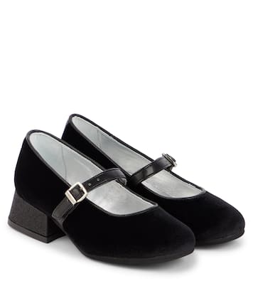 Ballerines Dorothy en velours à paillettes | Monnalisa