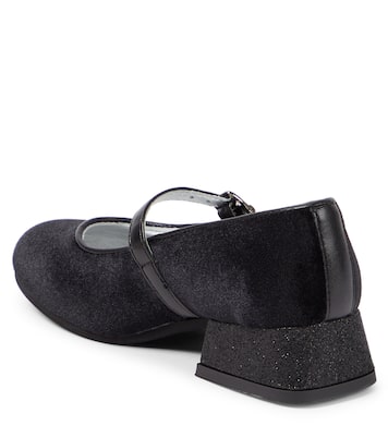 Ballerines Dorothy en velours à paillettes | Monnalisa