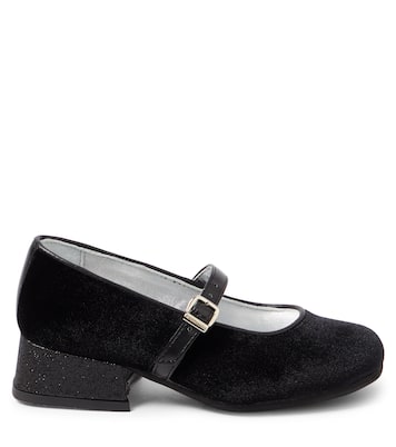 Ballerines Dorothy en velours à paillettes | Monnalisa