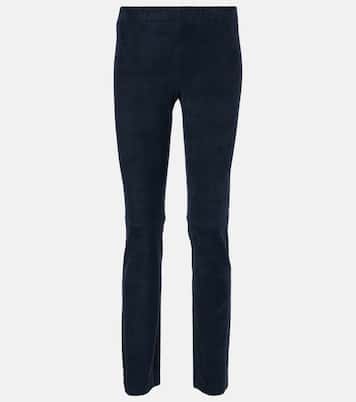 Pantalones slim Jacky de ante | Stouls
