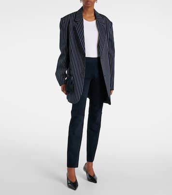 Pantalones slim Jacky de ante | Stouls