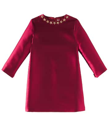 Abito in twill con perline | Il Gufo