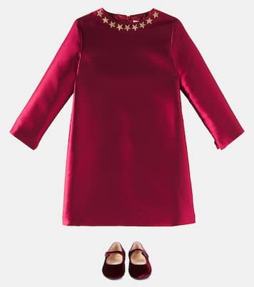 Abito in twill con perline | Il Gufo