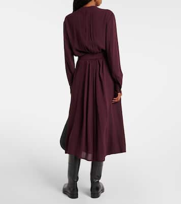 Robe midi Hattie en crêpe de soie | Loro Piana