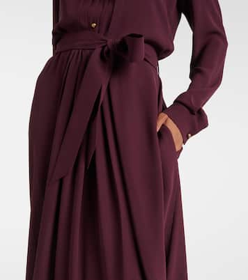 Robe midi Hattie en crêpe de soie | Loro Piana