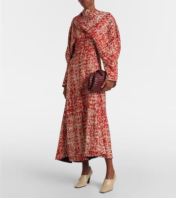 Abito midi in jacquard  | Bottega Veneta