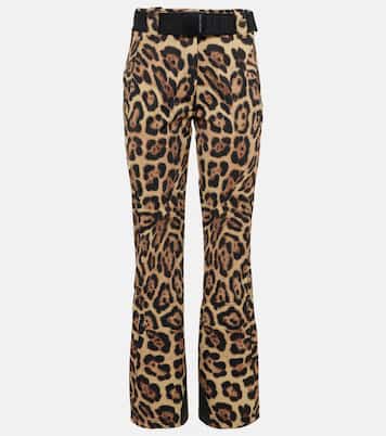 Minou leopard-print ski pants | Goldbergh
