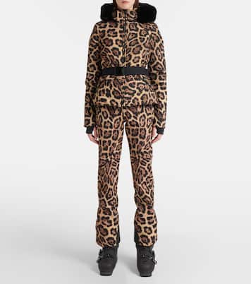 Minou leopard-print ski pants | Goldbergh