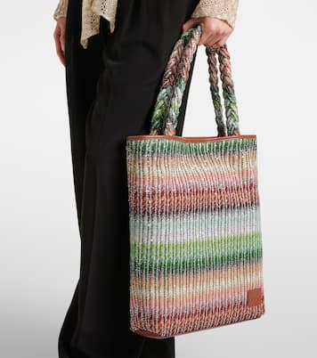 Borsa Zigzag Large con pelle | Missoni