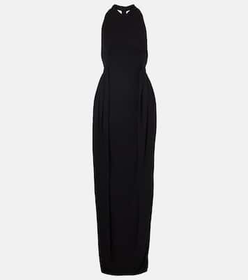 Halterneck crêpe jersey gown | Givenchy