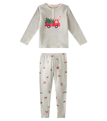 Wilhelm striped cotton-blend pajamas | Liewood