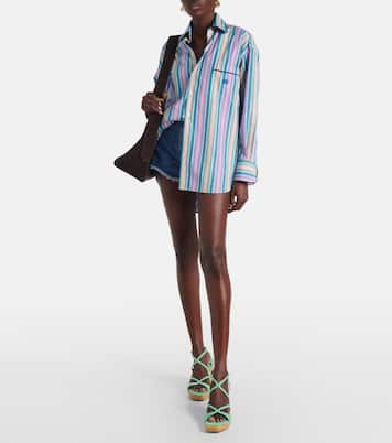 Espadrilles compensées Ayla 110 en daim | Jimmy Choo