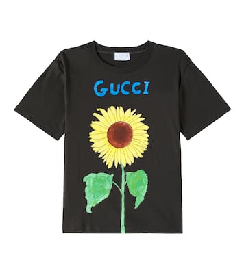x Naon Jeong camiseta de algodón estampada | Gucci Kids