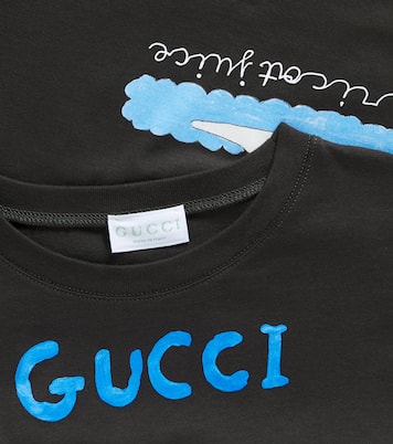 x Naon Jeong camiseta de algodón estampada | Gucci Kids